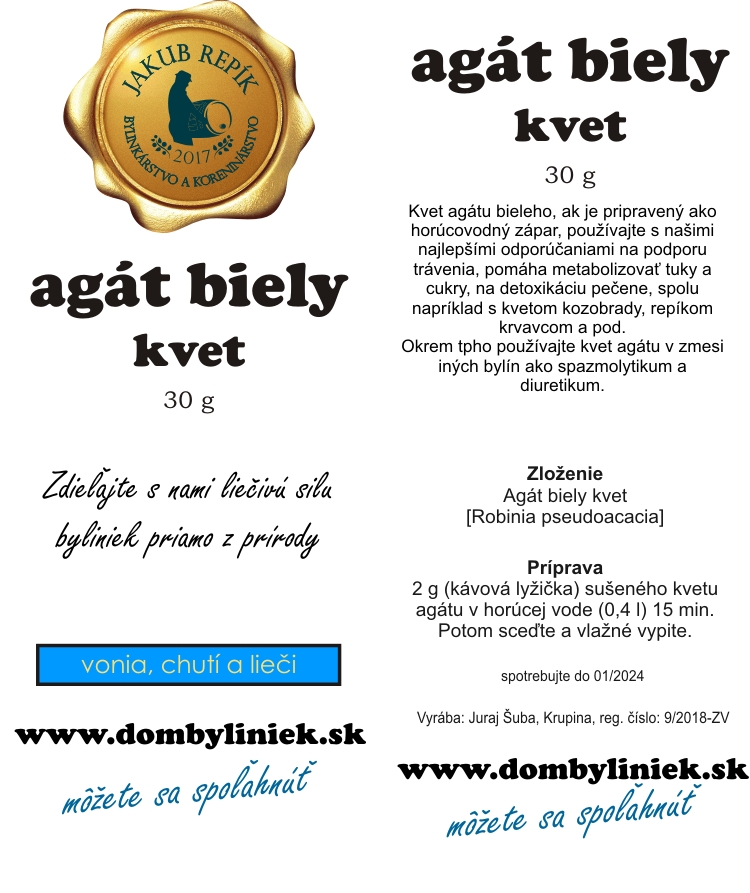 Ag t biely kvet 30 g